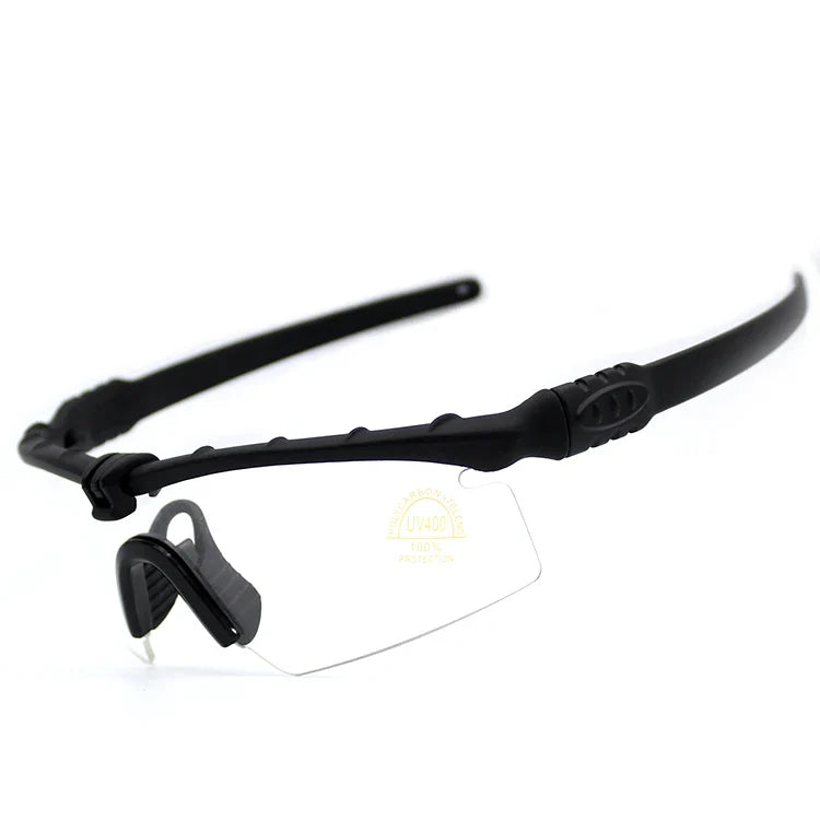 Óculos tático militar ao ar livre uv400 óculos de proteção pistola ar tiro óculos de segurança caça polarizado esportes óculos de sol