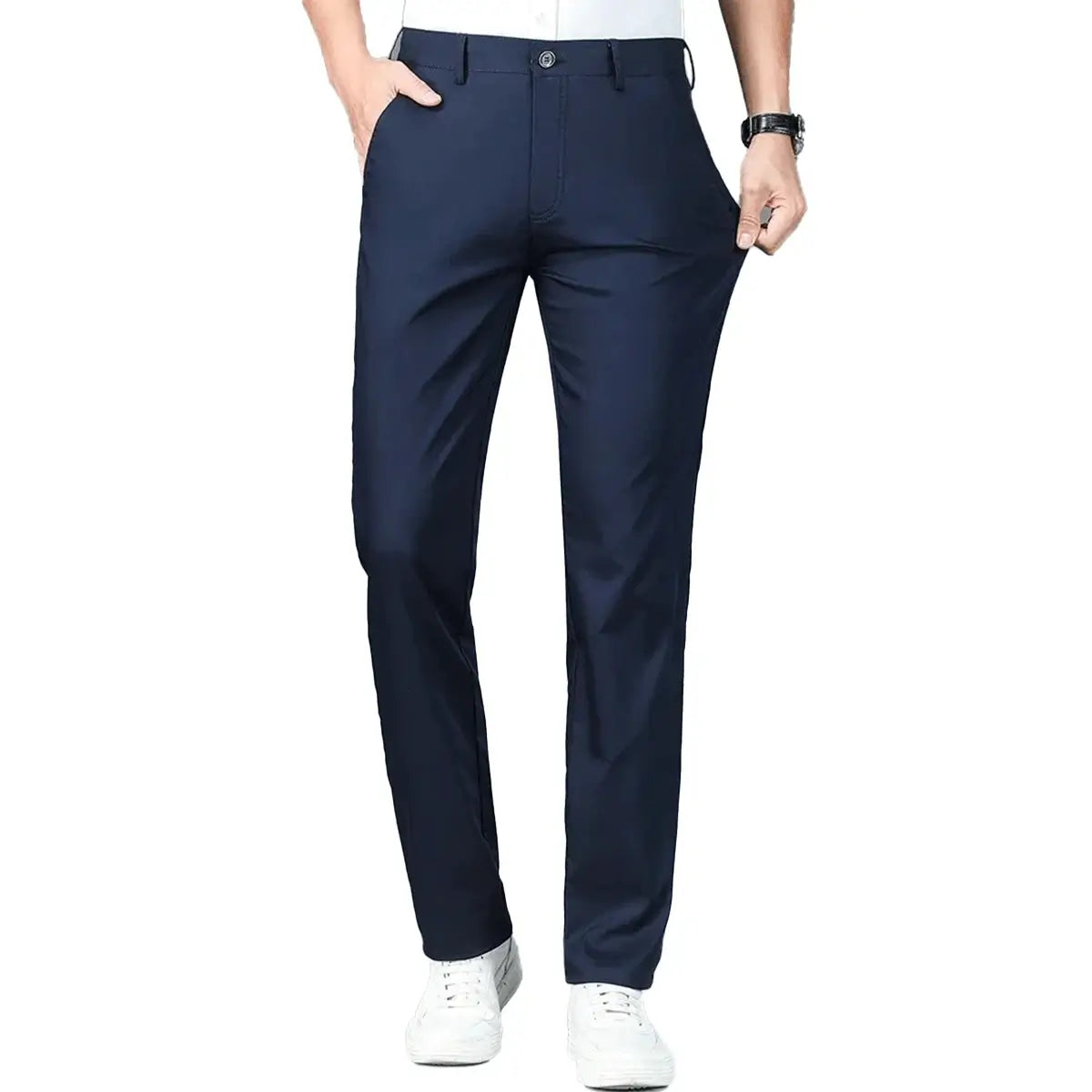 Luffy® Stretchy Social Trousers (+ Free Leather Belt)