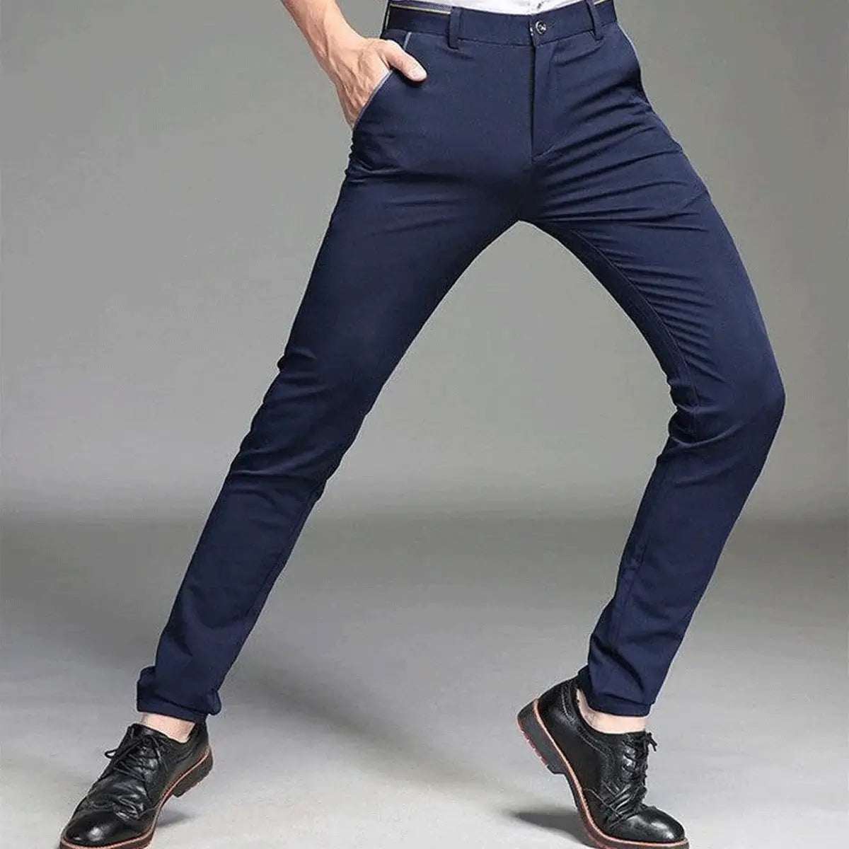 Luffy® Stretchy Social Trousers (+ Free Leather Belt)