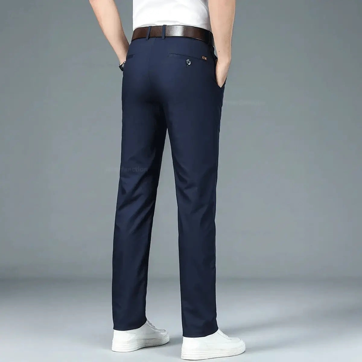 Luffy® Stretchy Social Trousers (+ Free Leather Belt)