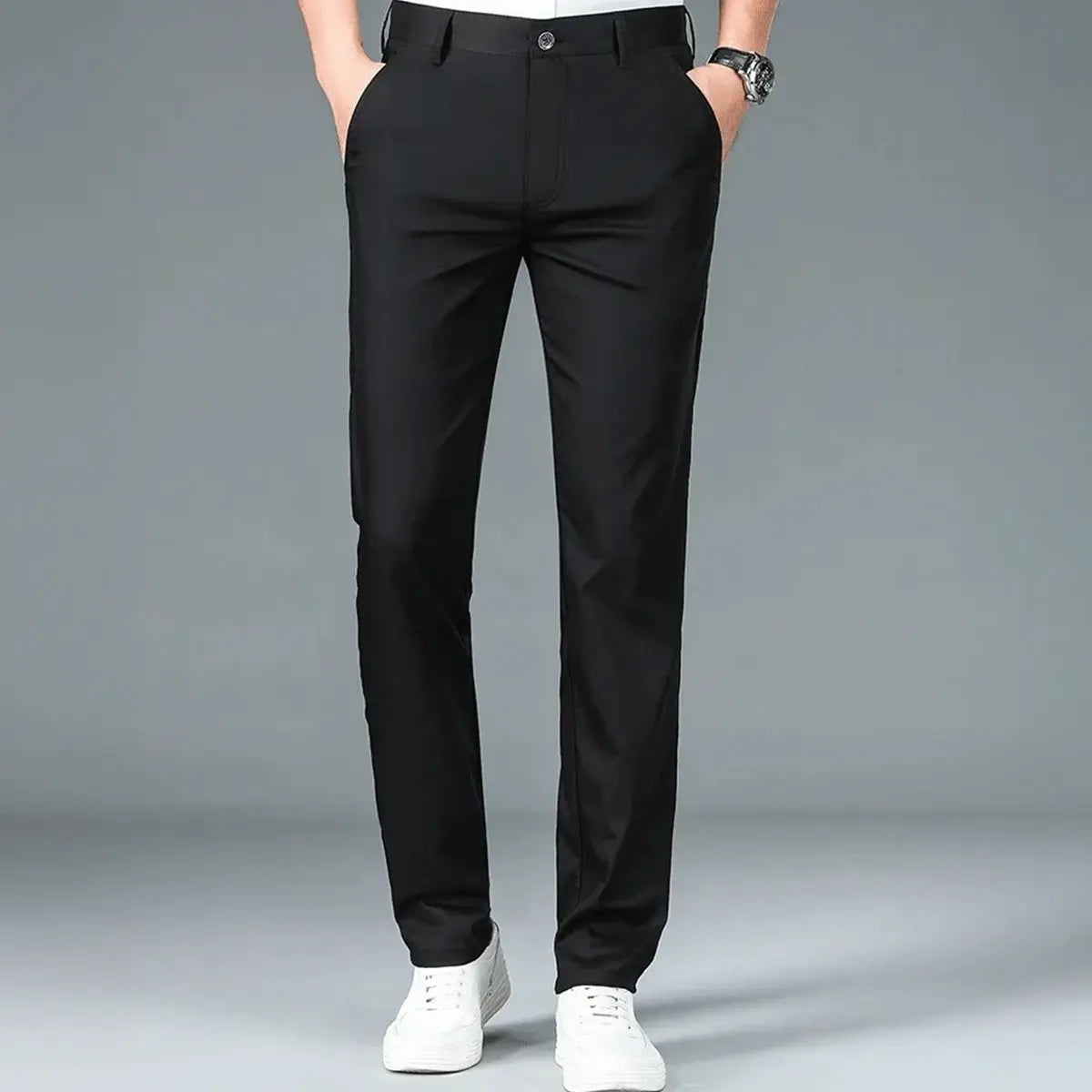 Luffy® Stretchy Social Trousers (+ Free Leather Belt)