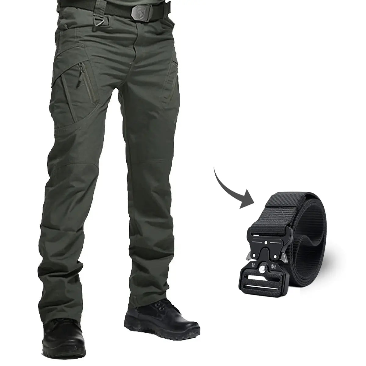 Combat-ready tactical pants with a free belt – Gear up for the mission!
