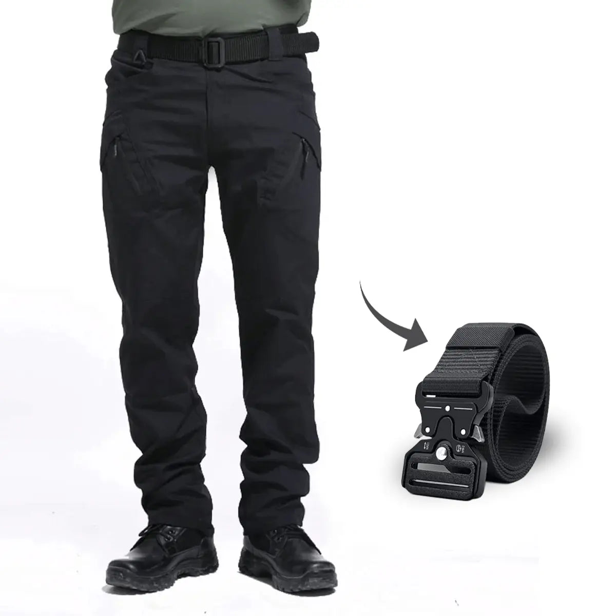 Combat-ready tactical pants with a free belt – Gear up for the mission!