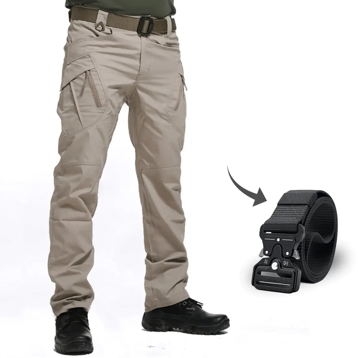 Combat-ready tactical pants with a free belt – Gear up for the mission!