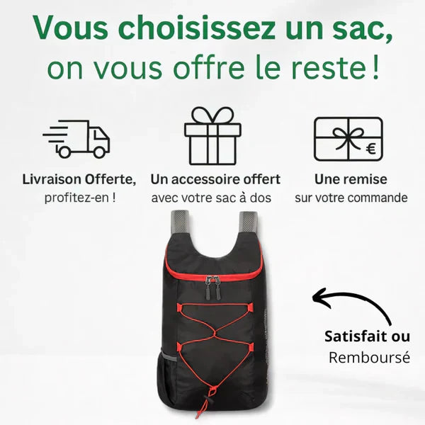 Ultralight Foldable Backpack 20L – FlexiPack – Backpacks