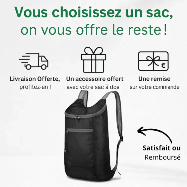 Ultra-light 15L foldable backpack – FoldLite – Rucksacks