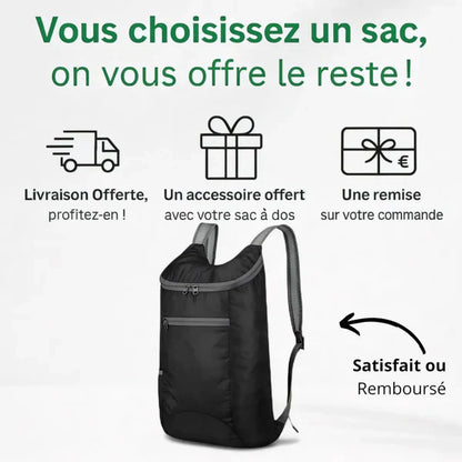 Ultra-light 15L foldable backpack – FoldLite – Rucksacks