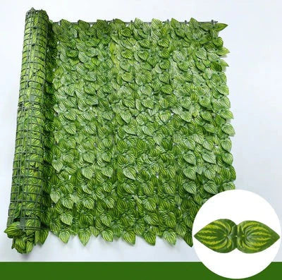Panneau mural de feuillage artificiel pour jardin vertical