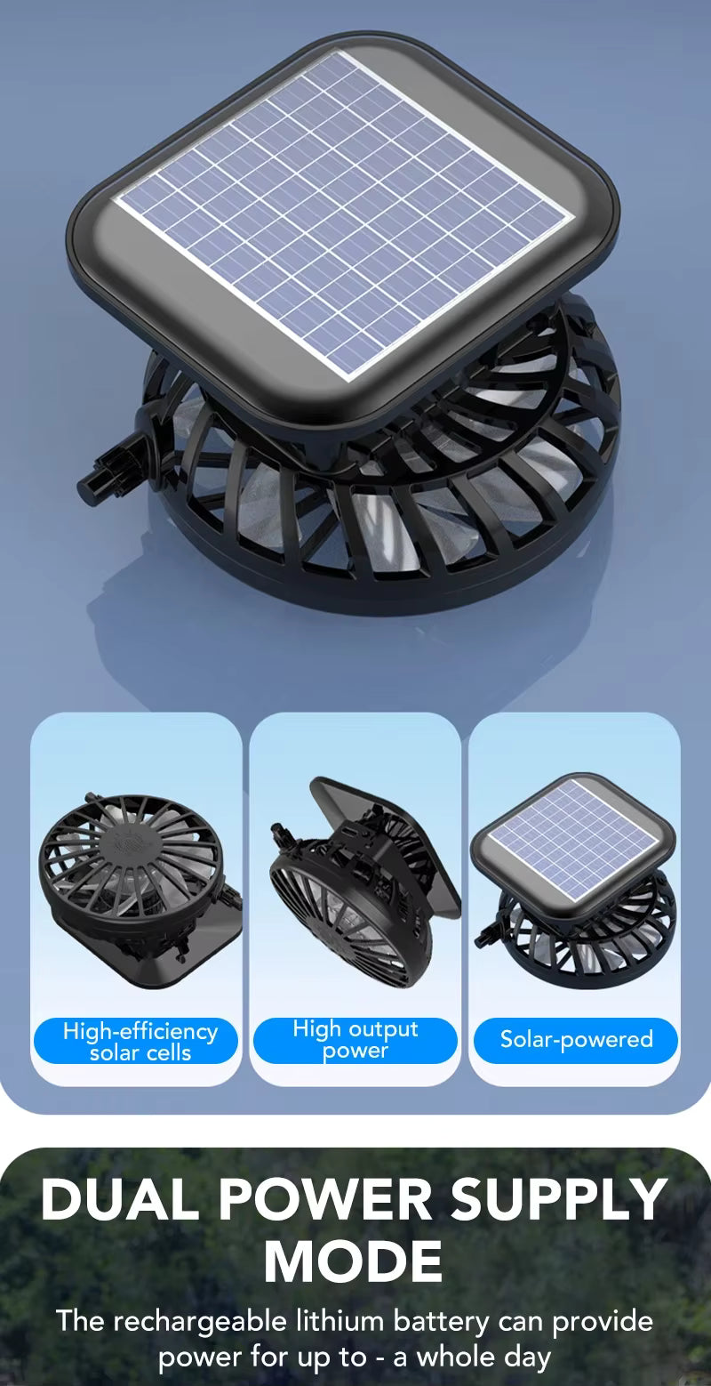 Sonnenhut mit eingebauten Ventilatoren – perfekt zum Wandern, Angeln und für Outdoor-Aktivitäten.