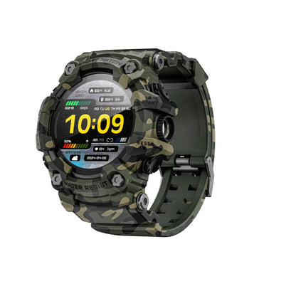 Lokmat ATTACK-GT atualização esporte relógio inteligente à prova dwaterproof água bluetooth chamadas robustos smartwatches lanterna rastreador de fitness para o telefone
