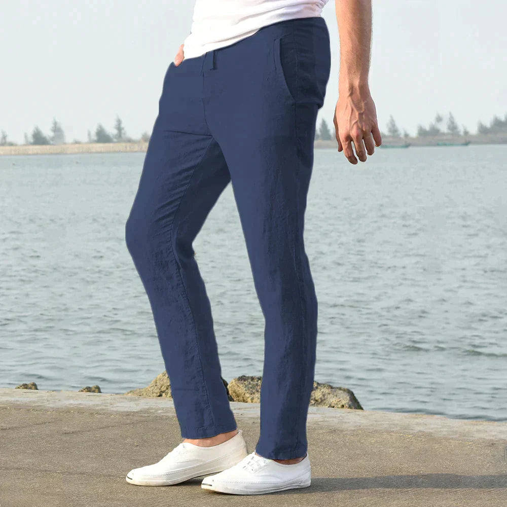 Poli - Casual linen trousers for a great summer