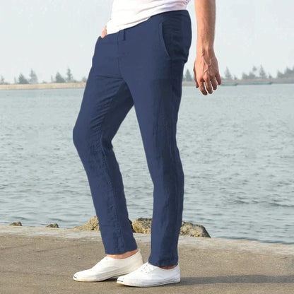 Poli - Casual linen trousers for a great summer