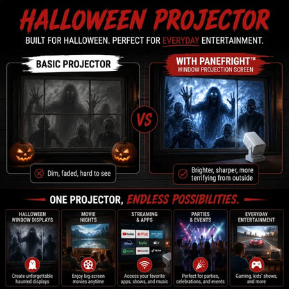 Halloween window projector