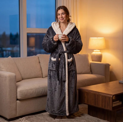 Heated bathrobe