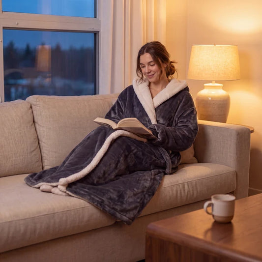 Heated bathrobe