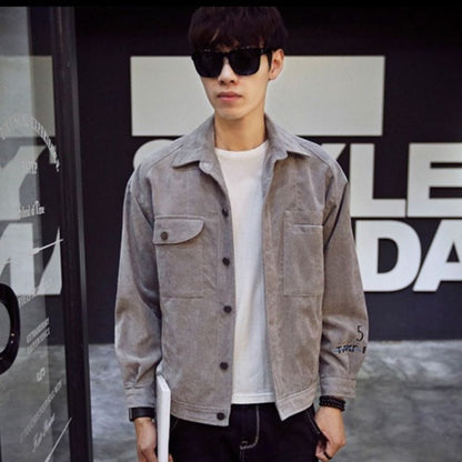 Men's corduroy shirt jacket – perfect for a true British look!