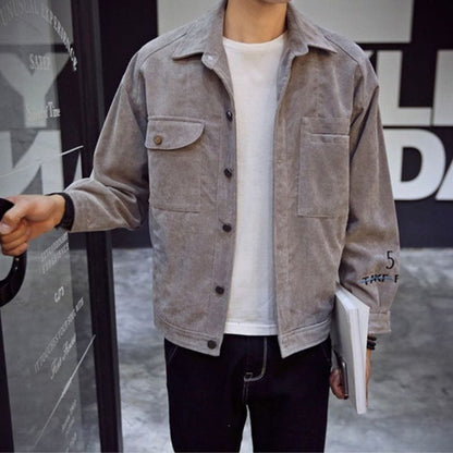 Men's corduroy shirt jacket – perfect for a true British look!