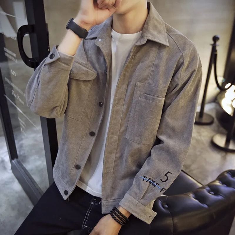 Men's corduroy shirt jacket – perfect for a true British look!