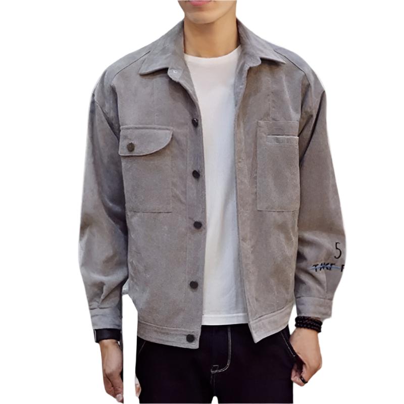 Men's corduroy shirt jacket – perfect for a true British look!