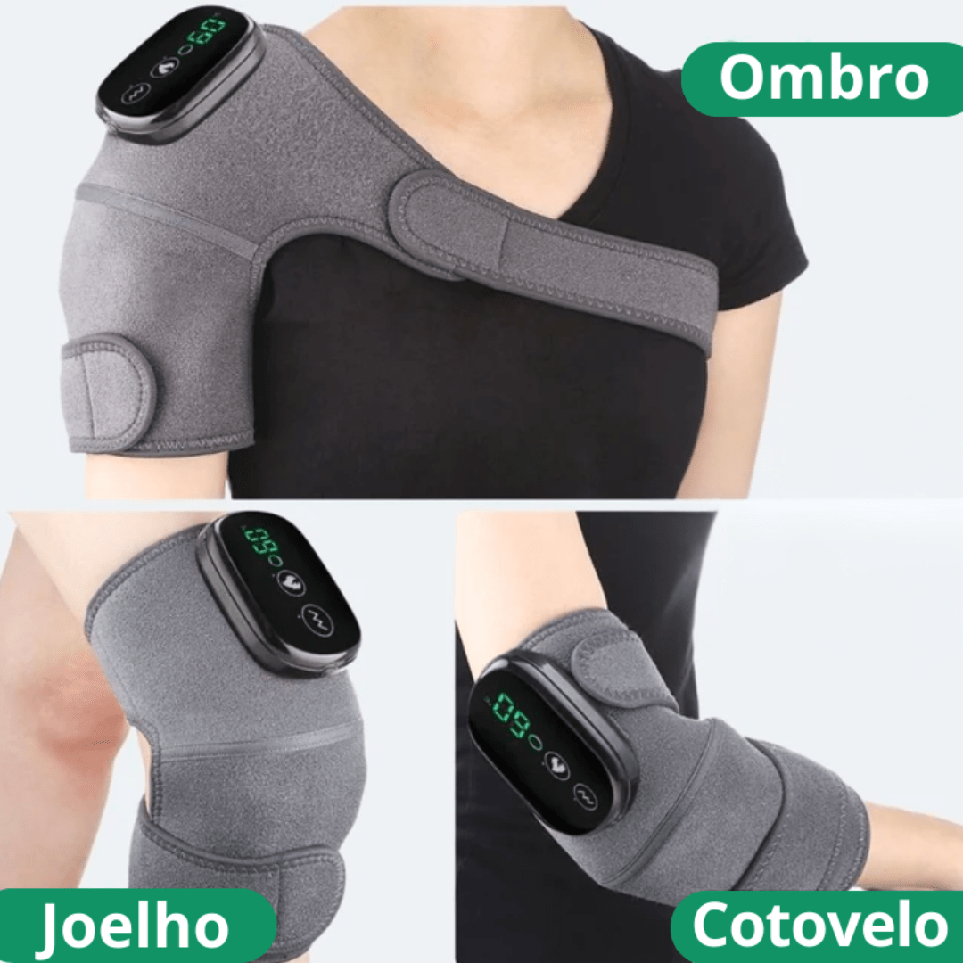 3-in-1 Therapy: Massager and Warmer for Knee, Shoulder, and Elbow – Fast Relief from Pain and Stiffness