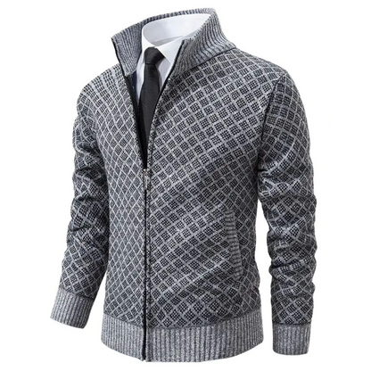 Remy-Doir® Knitted Jacquard Waistcoat