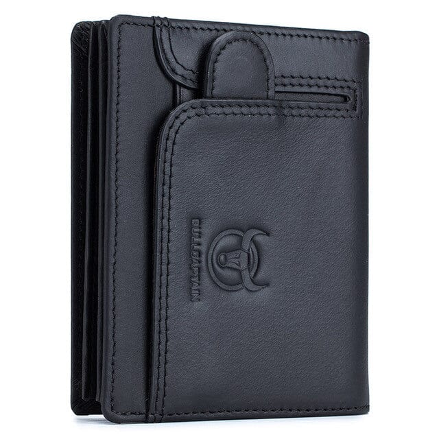 Quick leather wallet for men