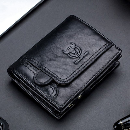 Quick leather wallet for men