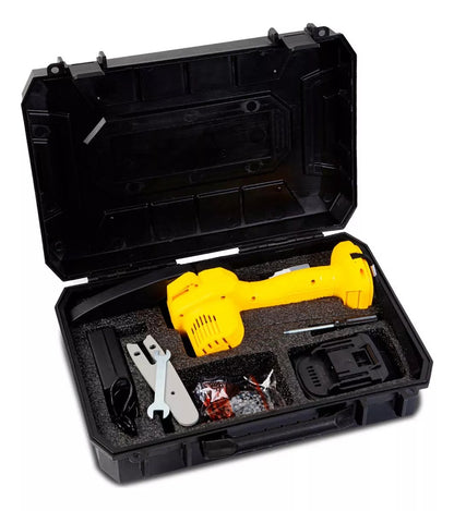 Portable electric mini chainsaw, battery-powered, dual voltage - Buy 1, get 2