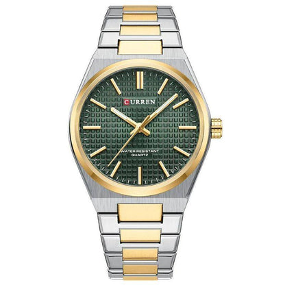 Herren-Uhr aus gebürstetem Edelstahl | Aether