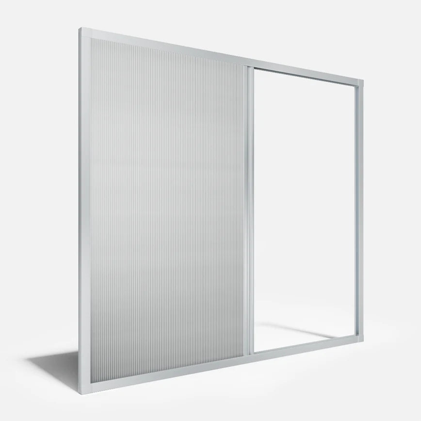 Privacy screen with hidden frame