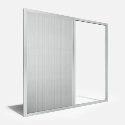 Privacy screen with hidden frame