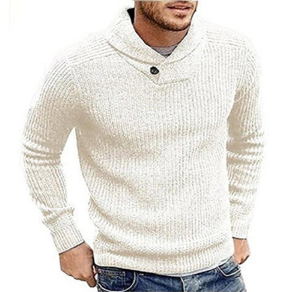 Chap's cozy knit sweater in bold colors
