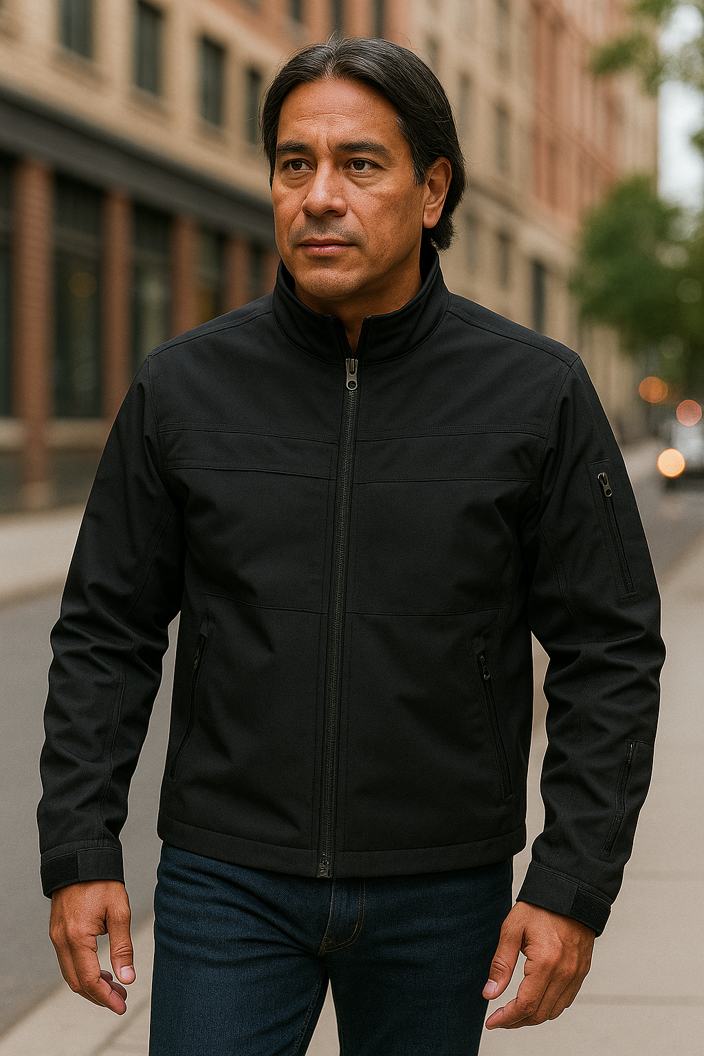 Men's Metal waterproof and cut-resistant jacket