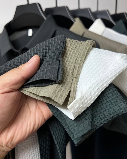 High-Quality Textured Slim Fit Polo
