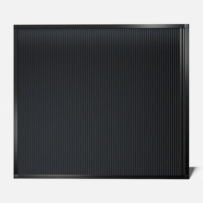Privacy screen with hidden frame