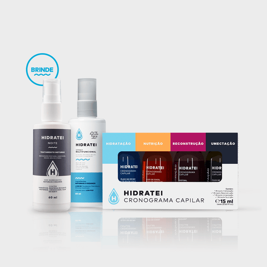 Buy the Hair Schedule Kit + Get a Multifunctional Spray and Hidratei Night Travel Size