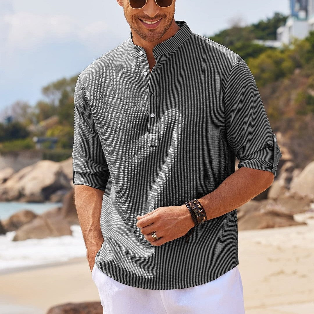 Cormac - Men's Long-Sleeve Chill Linen Shirt