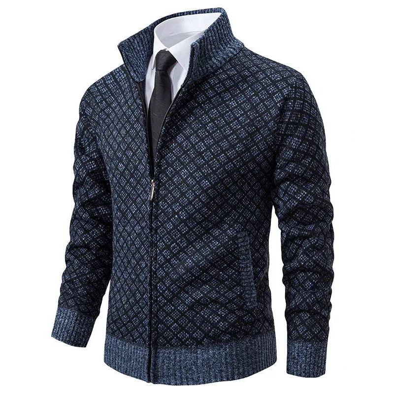 Remy-Doir® Knitted Jacquard Waistcoat