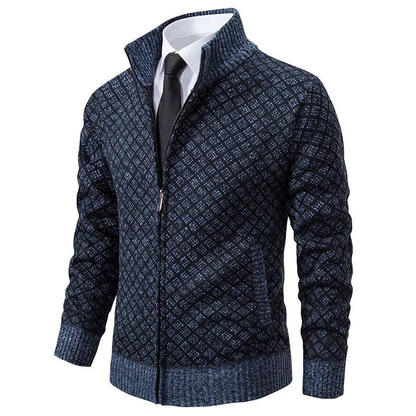 Remy-Doir® Knitted Jacquard Waistcoat