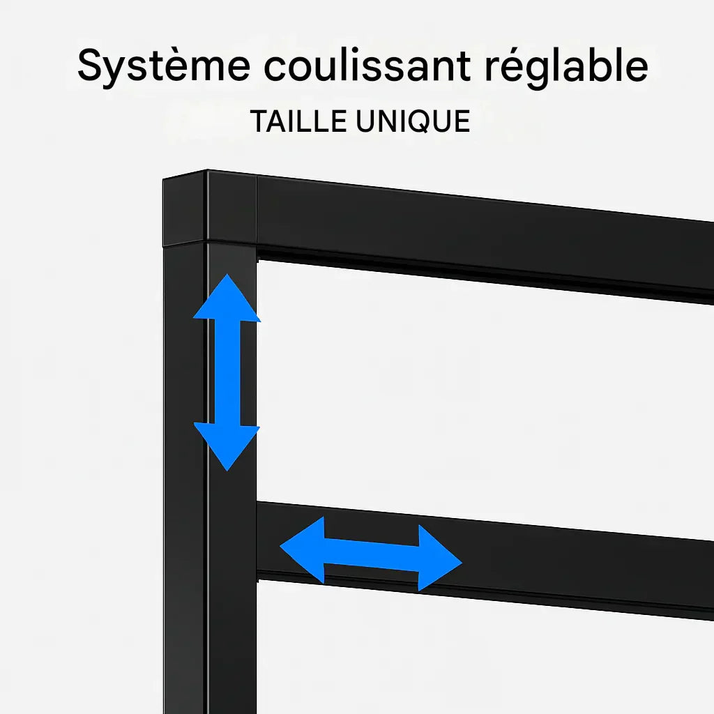 Privacy screen with hidden frame