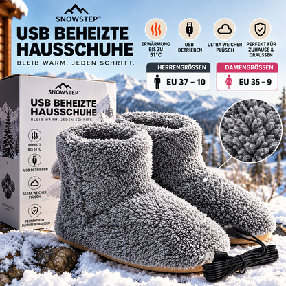 Beheizbare Hausschuhe – USB
