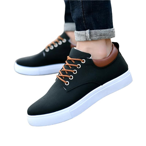 Magnus - Men’s Sneakers with a Crisp White Sole