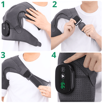 3-in-1 Therapy: Massager and Warmer for Knee, Shoulder, and Elbow – Fast Relief from Pain and Stiffness