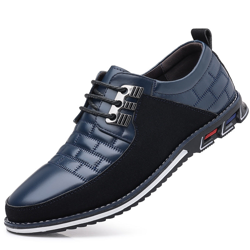 Malvin - Elegant lace-up shoes made of synthetic leather