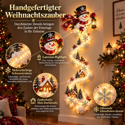 Magical Christmas Wall Light Display