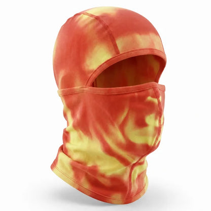 Heat-reactive ski mask