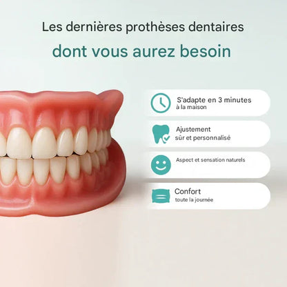 KLENIMORE™ Professional Medical Full Denture with Strong Suction