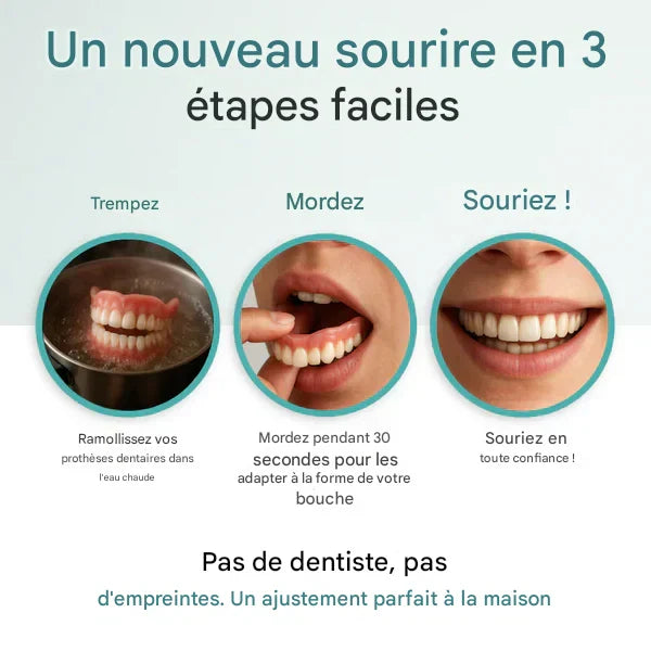 KLENIMORE™ Professional Medical Full Denture with Strong Suction