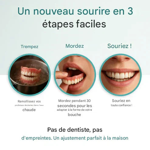 KLENIMORE™ Professional Medical Full Denture with Strong Suction