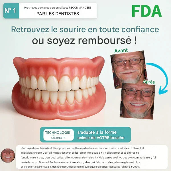 KLENIMORE™ Professional Medical Full Denture with Strong Suction